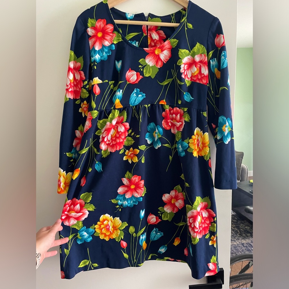 Floral long sleeve Mini dress